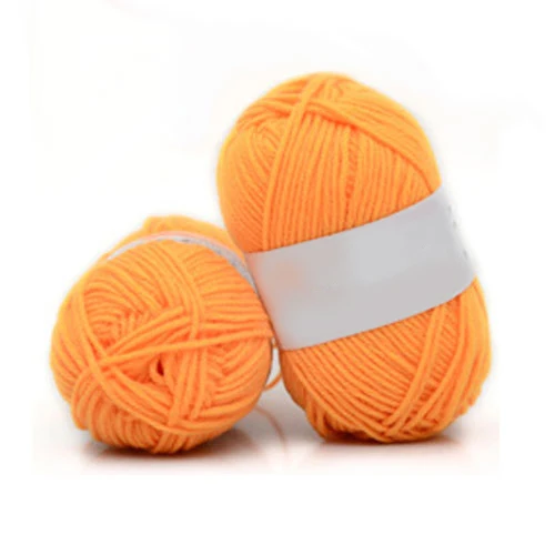 Fil de coton multicolore doux mélangé, fil de crochet pour la main, pull ogo, couverture, fournitures de couture, boule de 25g