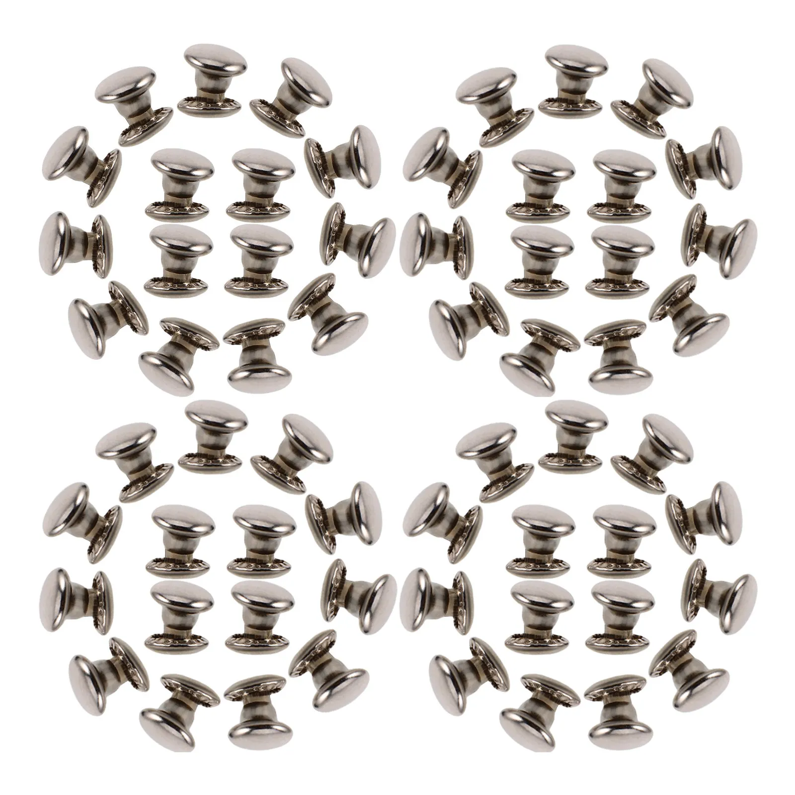 

100Pcs Shadow Puppet Combination Rivets Silver Joint Pins for DIY Puppet Making Craft Activities Movable Articulated Joints Set