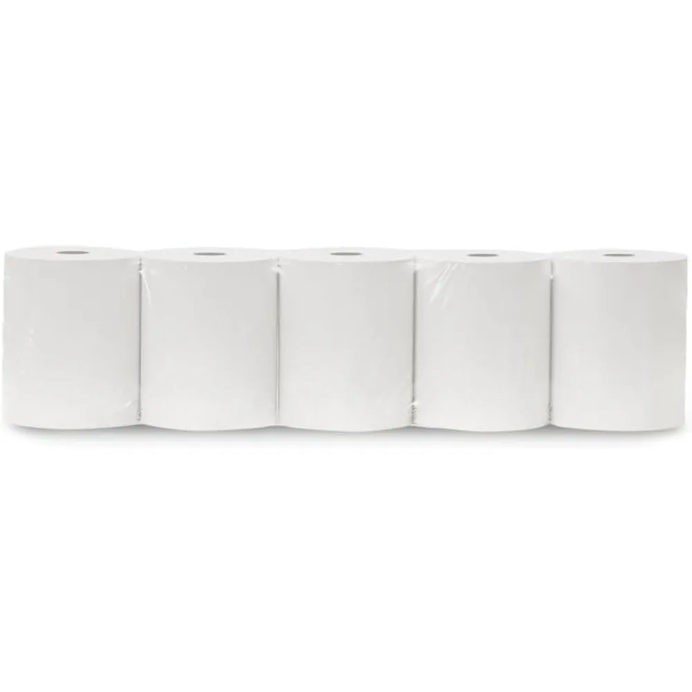 3" x 165ft cash register paper rolls, 50 rolls/carton