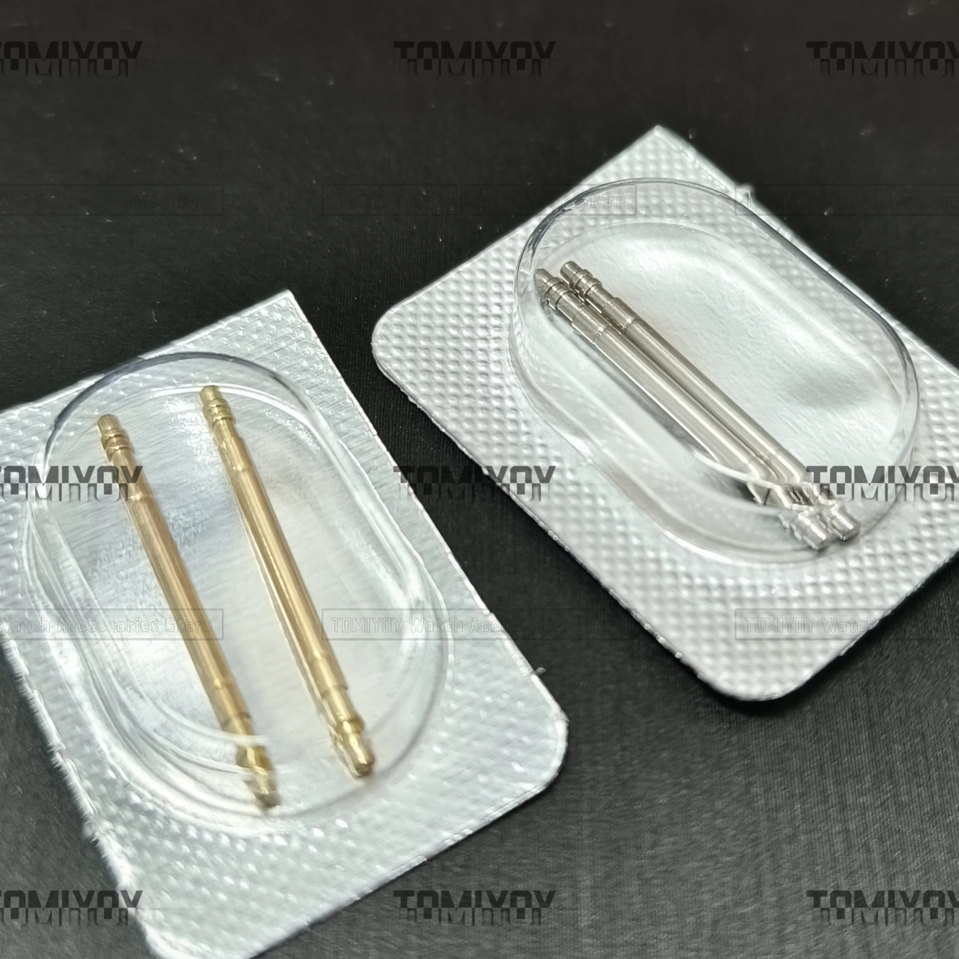 2PCS 1.5*20MM Original Silver Gold Spring Bar Fit For Rolex GMT 116710 126710 Water Ghost Series Watch