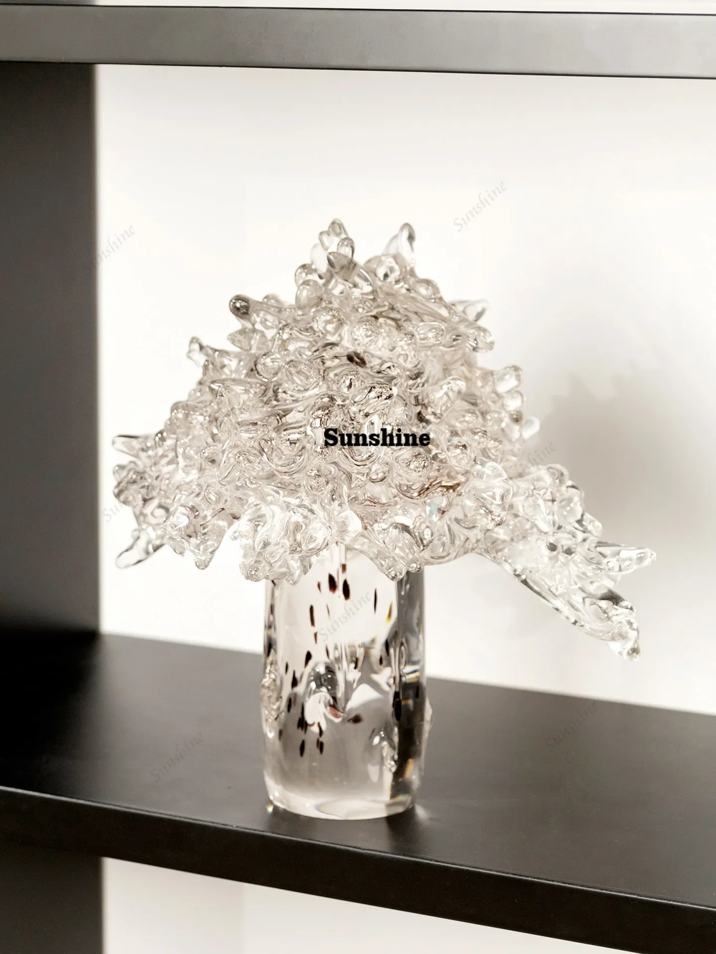 High-end glazed tree ornaments, modern light luxury villa living room decorationTJ