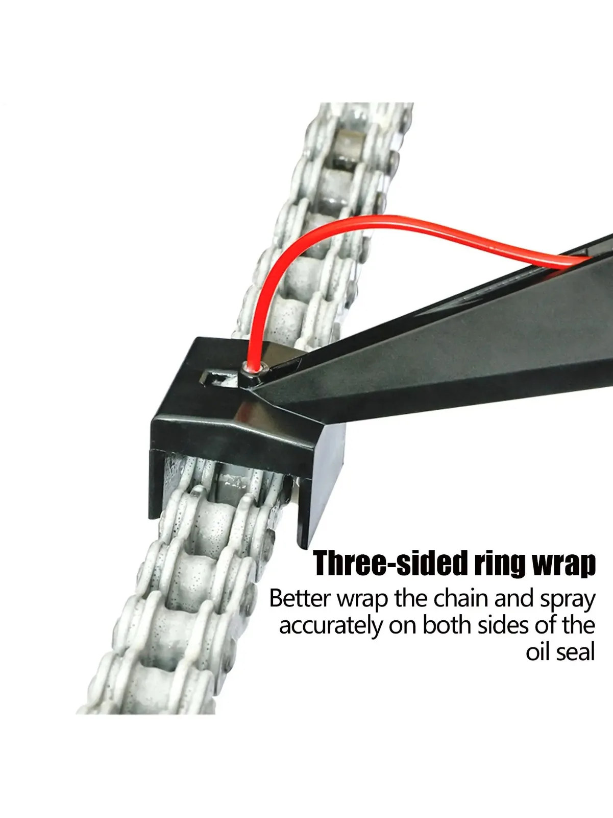 AliExpress NONE 1/2PCS new bicycle Chain Lubricant Applicator Tool Grease Lubrication Kit Chain Luber Oiler Cleaner Motorcycle Bike Maintenance