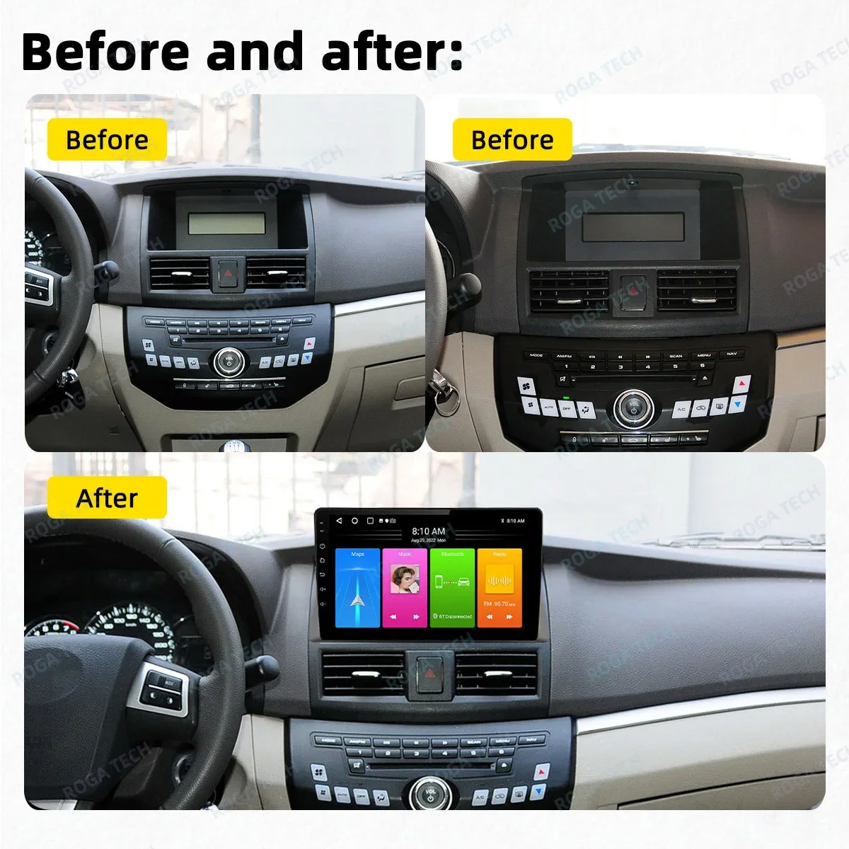 Car Radio for Lifan 720 2012 - 2015 2 Din Android Multimedia Player Screen GPS Navigation Carplay High Definition Autoradio FM