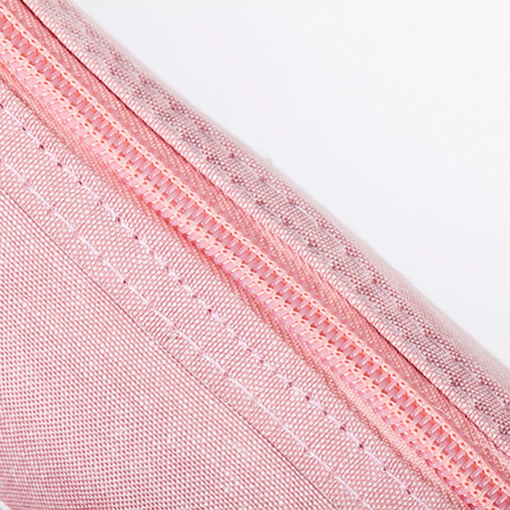 

3Pcs Canvas Zippered Bags Lightweight Waterproof Makeup Pouches Travel Toiletry Organizers Small Sundries Carrying Case