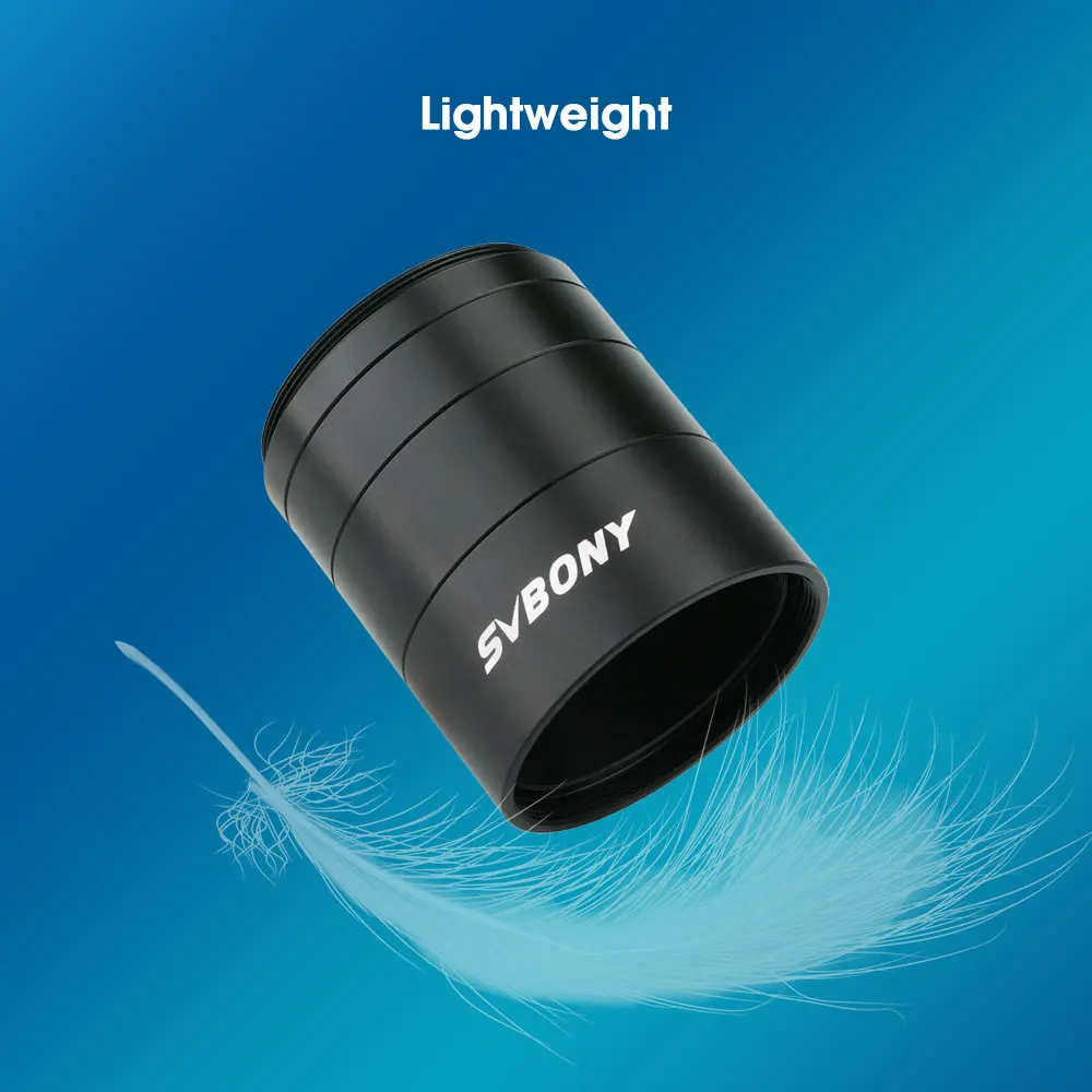Svbony astronomy teleskop m42x 0,75 verlängerung srohr kit 5mm 10mm 15mm 20mm für die Astrofotografie – Detail 5