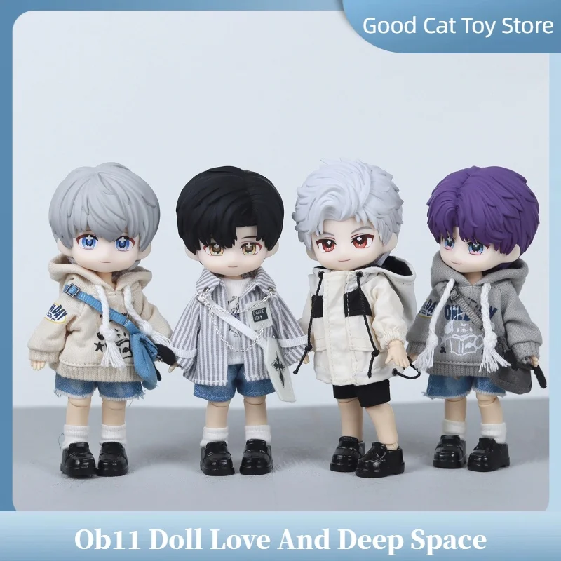 

Новая горячая кукла Ob11 Love And Deep Space Gsc Whole Doll Qin Che Qi Yu Joint Mobile Doll 1/12 Bjd Dress Up Doll Ornament Collection