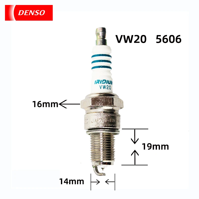 DENSO  Iridium spark plug VW20 5606 is suitable for Frasier Gower Frasier Poussin nozzle