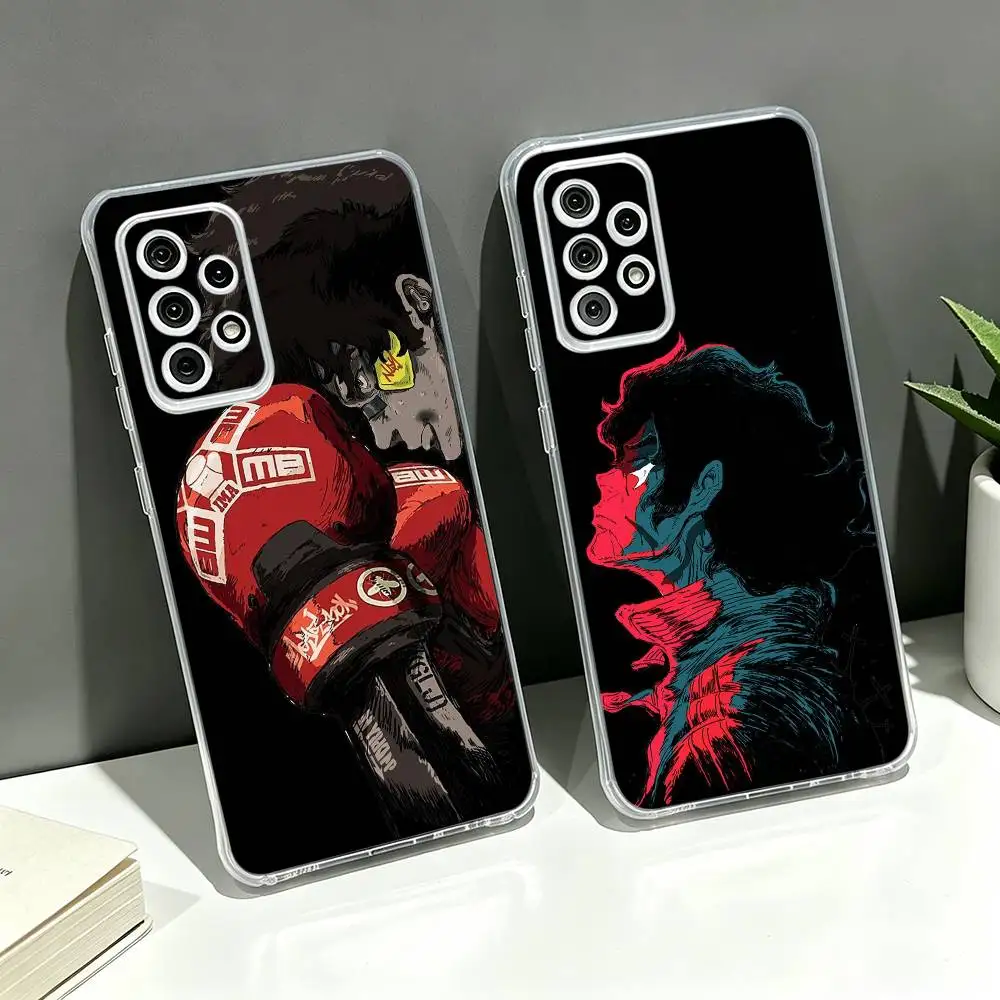 Fashion Anime M-MEGALO BOX  Transparent Case For Samsung Galaxy S26 S25+ S24 S23 S22 Ultra Plus FE A16
