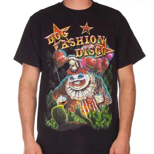 Hot Dog Fashion Disco Band Graphic Cotton Shirt Unisex Summer Short Sleeve Fashion Brand Tee Luxury Casual Vintage Tees