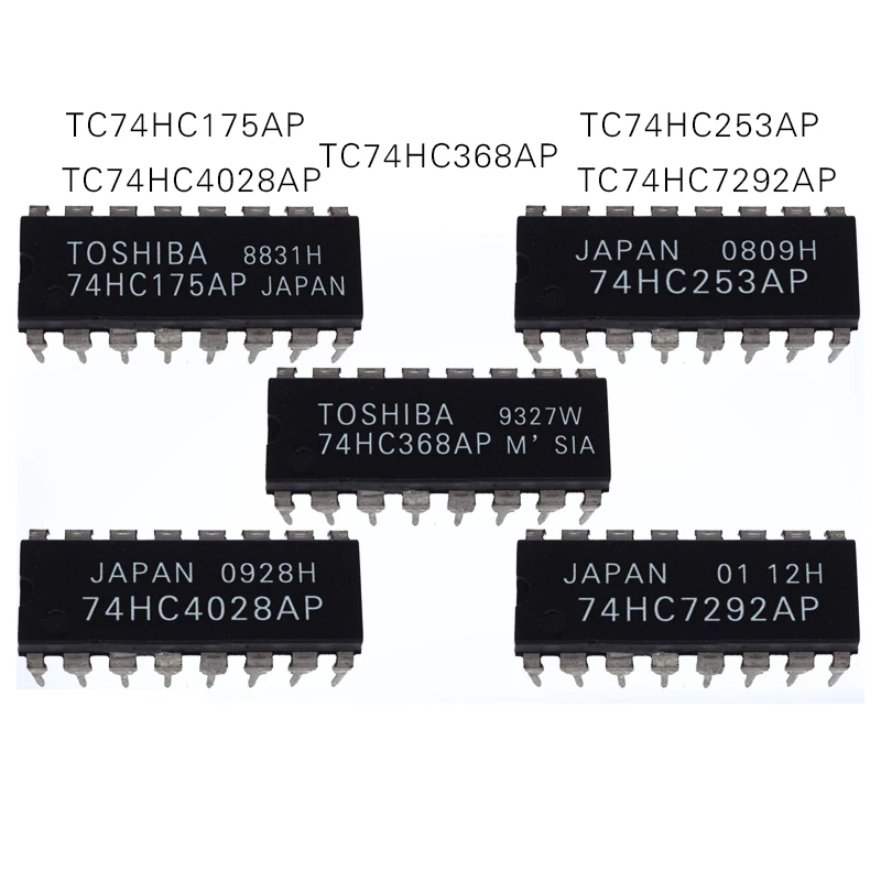 1PCS TC74HC368AP TC74HC253AP TC74HC175AP TC74HC7292/TC74HC4028AP