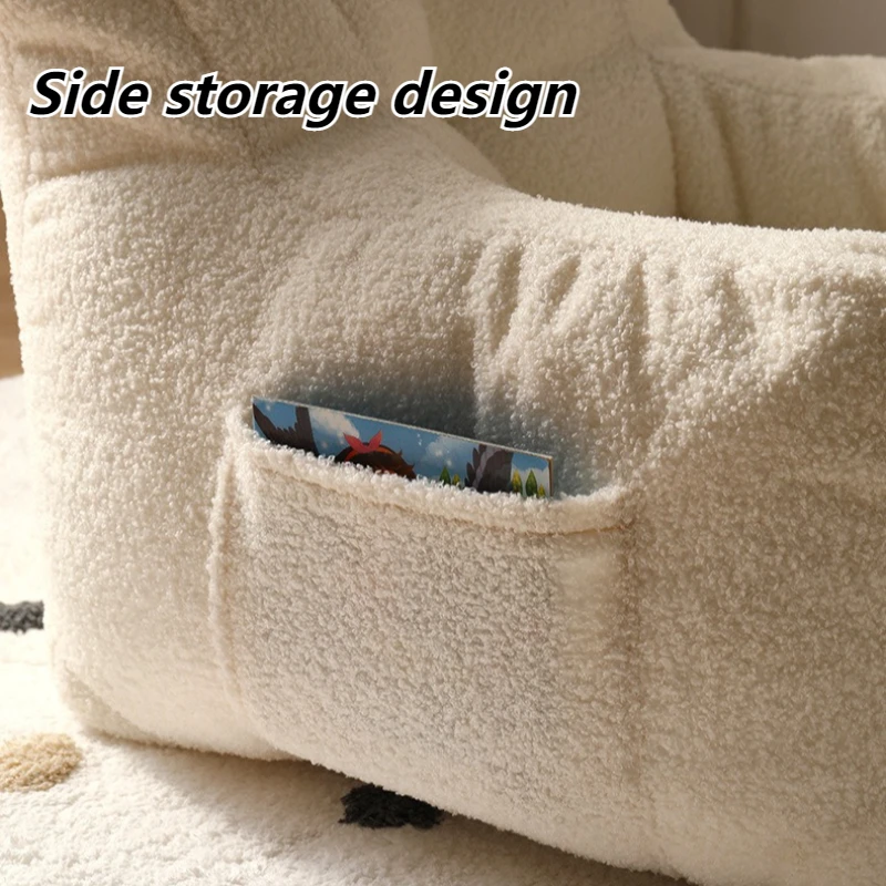 1-person Bean Bag Sofas Relaxing Kids Beanbag Soft Couch Living Room Comfortable Lazy Sofa Bedroom Lounge Small Tatami Chair image 5
