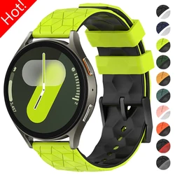 20mm 22mm Silicone Strap for Samsung Galaxy Watch 7 6 5 4 40/44mm 6 Classic 47mm 43mm Band Gear S3 Bracelet for Huawei GT4 3Pro