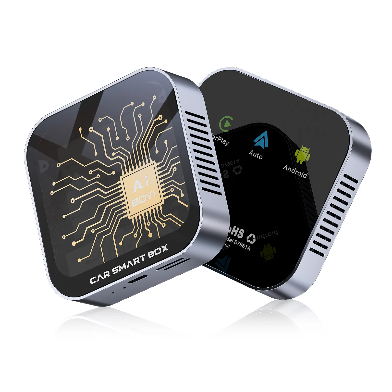 Wireless CarPlay &Auto GPS Box with ABS+PC Alloy Large Capacity 8+128GB 1 Year Warranty