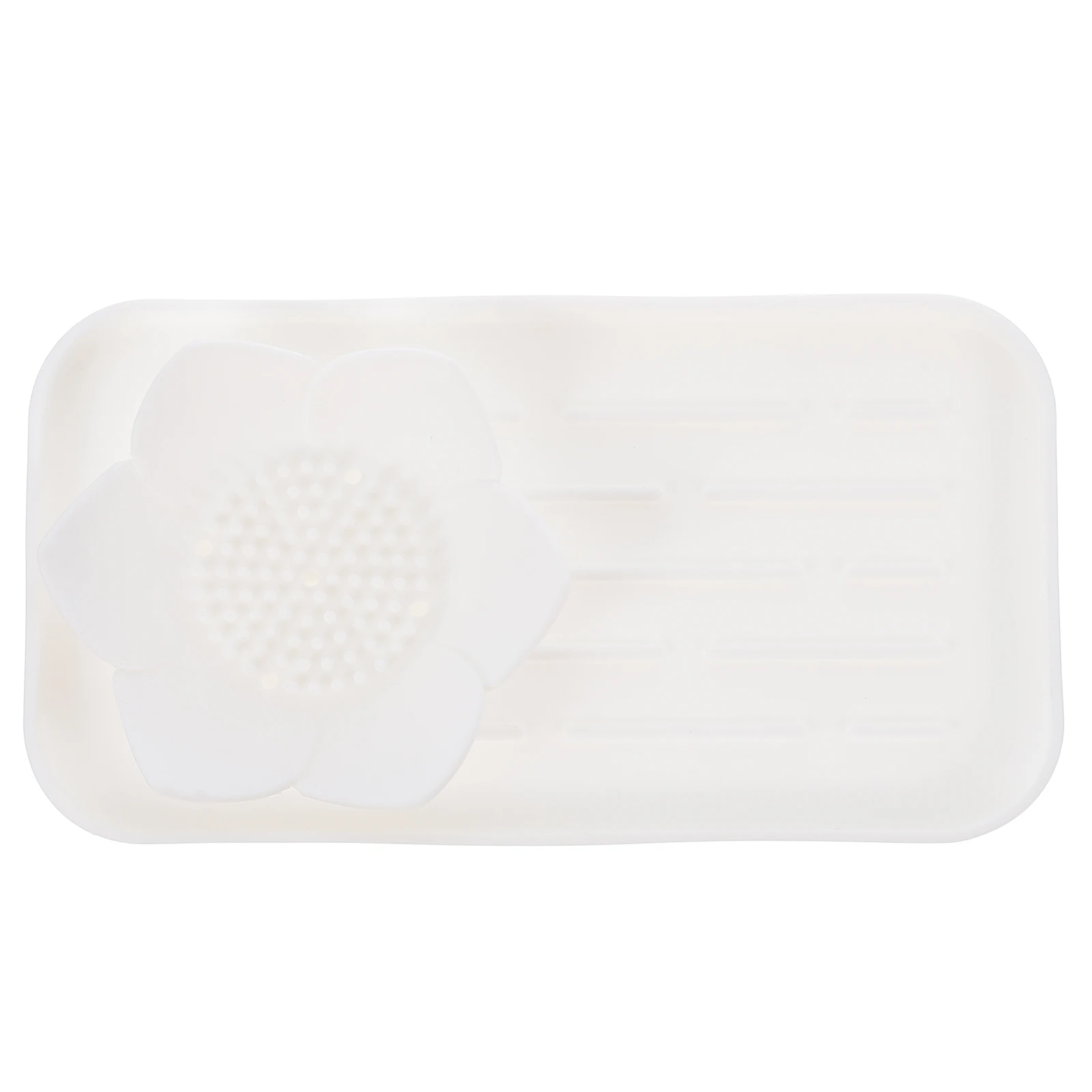 

1 set 1 Set Silicone Holder Creative Bathroom Container Dish Draining Soap Tray Home Supplies Kitchen Soap Tray