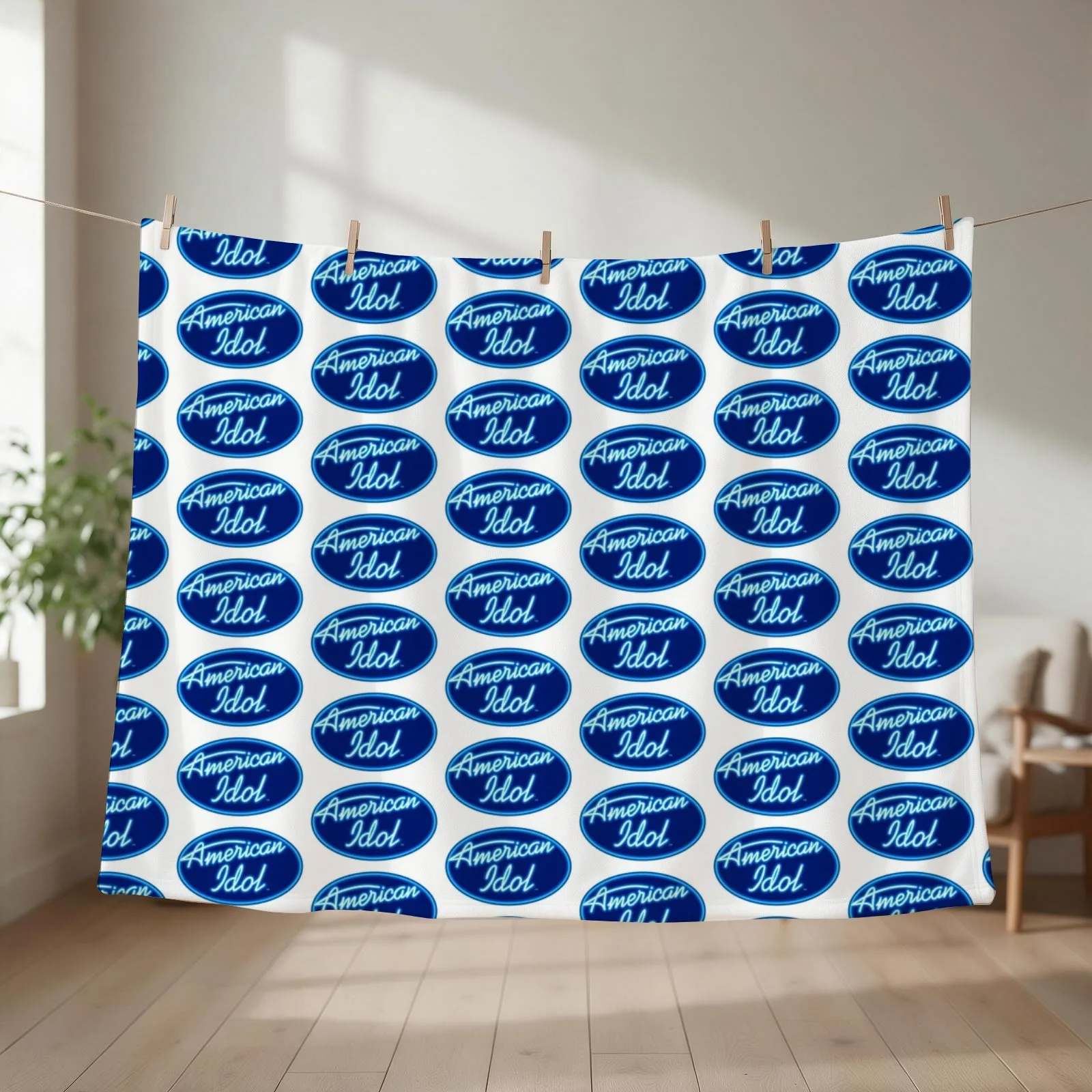 American Idol Sticker Throw Blanket Tourist Blankets Sofas Of Decoration funny gift valentine gift ideas Blankets