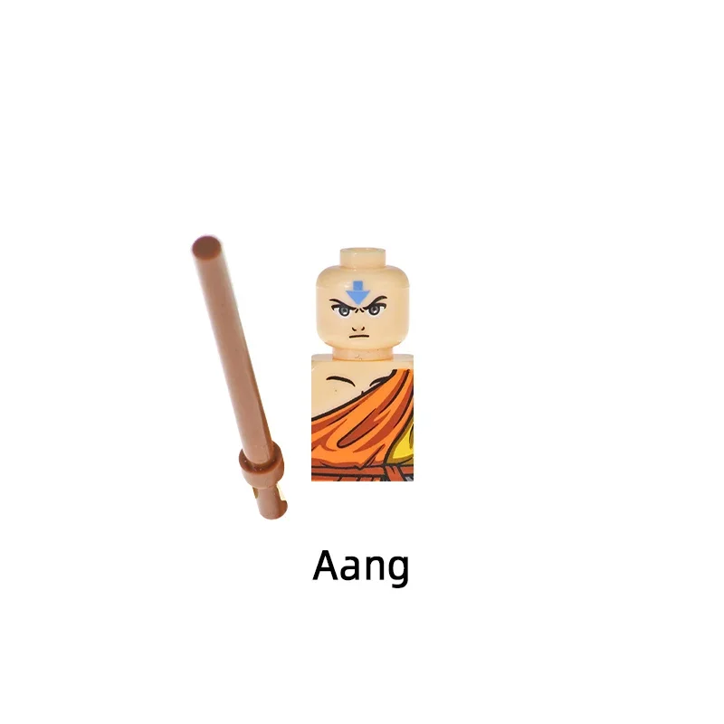 The Last Airbender MOC Blocks Set - 5 Heroic Characters for Building Your Own Avatar Aang World