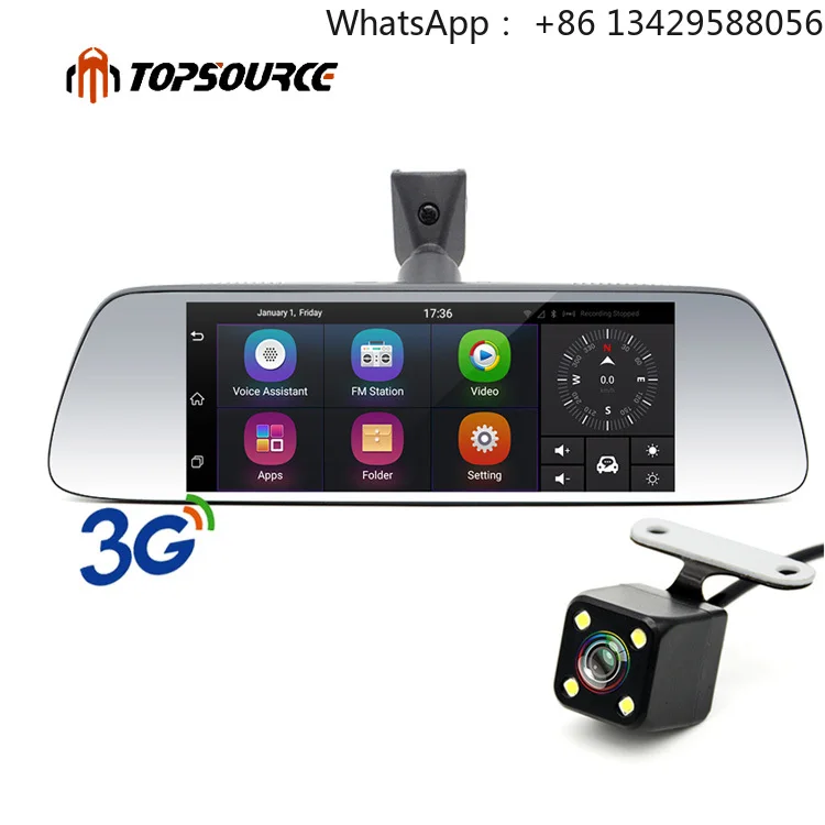 

New 7" Special 3G Rearview Smart Car Mirror Dvr Gps Wifi Android 10 GPS Automobile DVRs Dash Cam Mirror Video Recorder