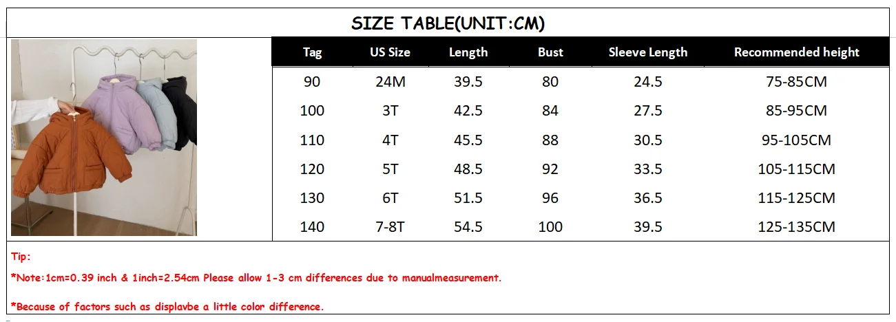 2026 Herbst Winter Baby Jungen Mädchen Wattierte Jacke Kinder Wellenmuster Reißverschluss Lässige Warme Kapuzenjacke Kinderbekleidung – Detail 1