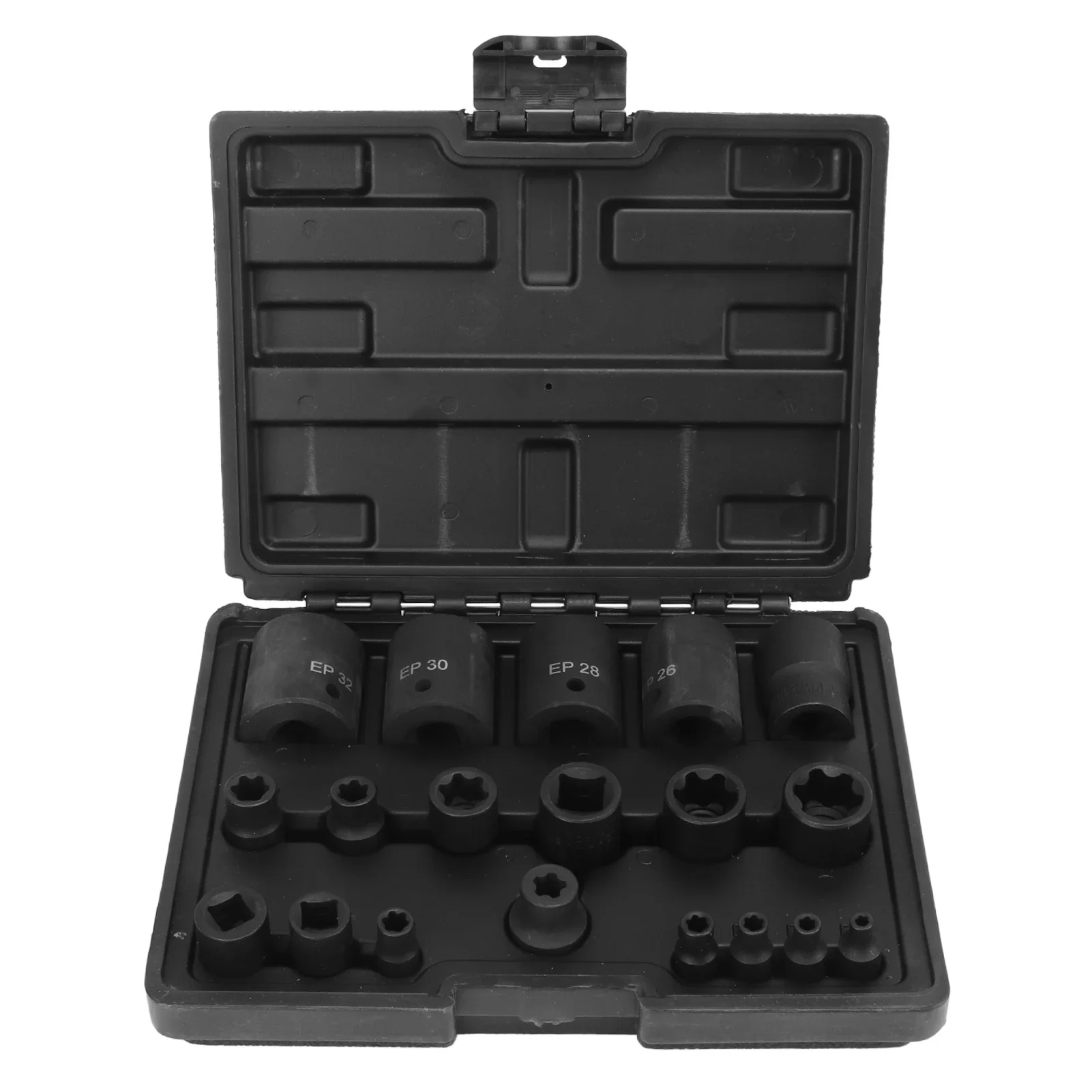 19 Pcs EP Socket Set Female External Star Socket EP4 to EP32 High Torque Deformation Prevention Puller Tool