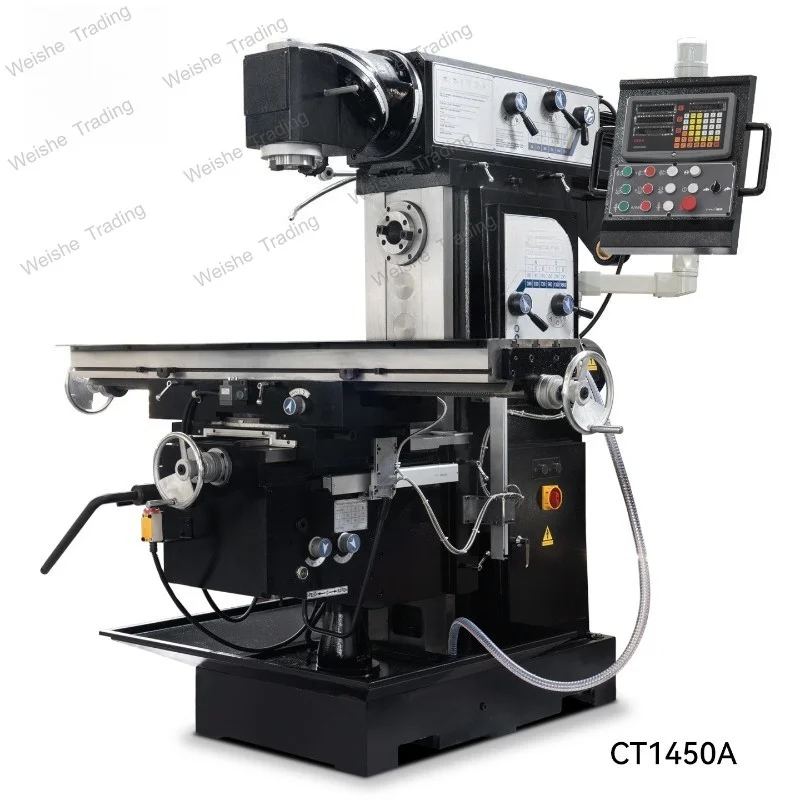 CT1450A vertical and horizontal universal milling machine Multi-function drilling and milling high-precision industrial grade