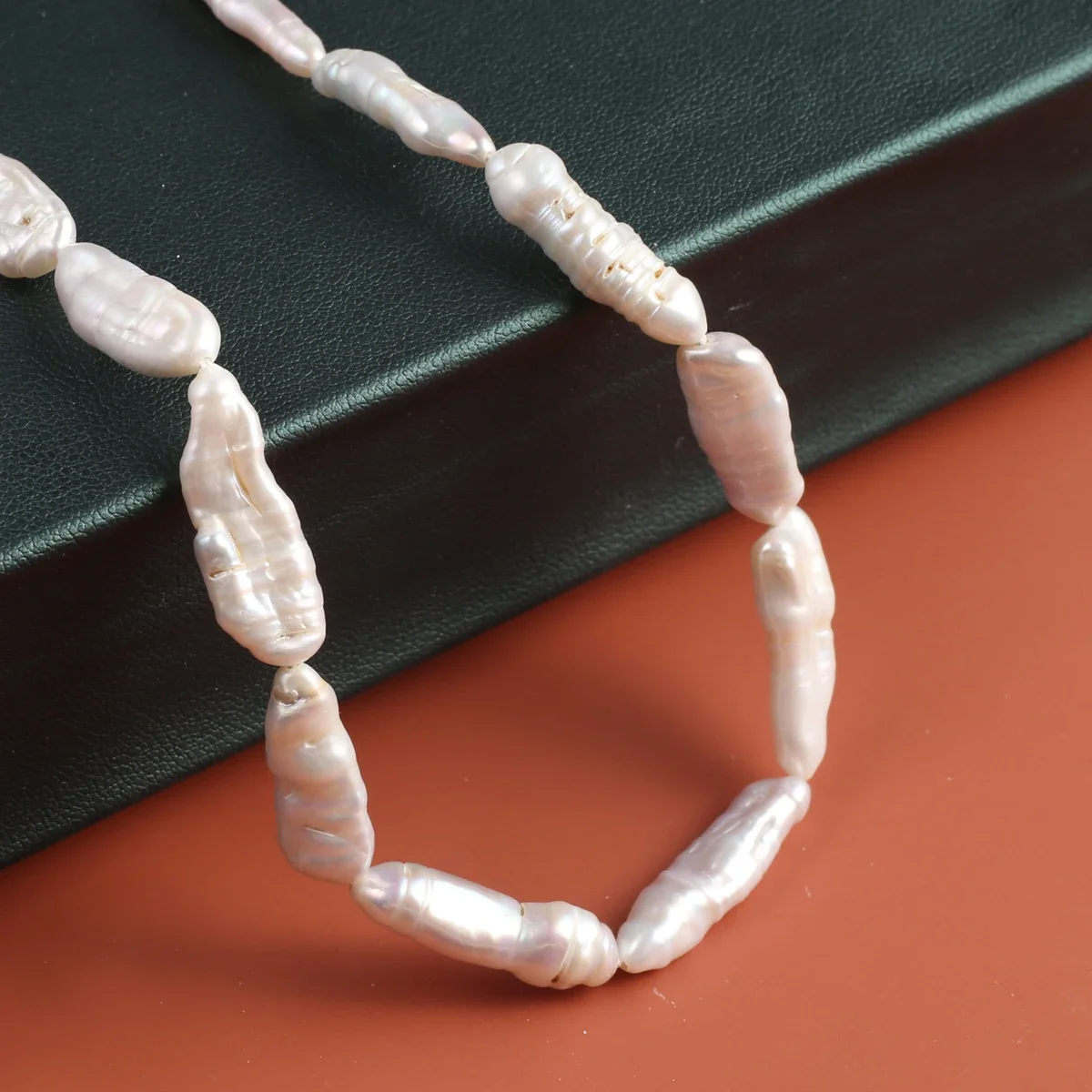 6x18-8x20mm A Natural Pearl Bead Exquisite Baroque Shape Elegant Appearance for DIY Jewelry Making Bracelet Necklace Length 36cm