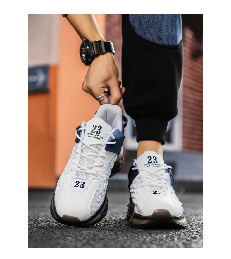 Herren-Freizeitsneaker Frühling Sommer Neue Atmungsaktive Leichte Renn-Outdoor-Laufschuhe Weiche Sohle Verschleißfeste Speed-Sportschuhe – Detail 10
