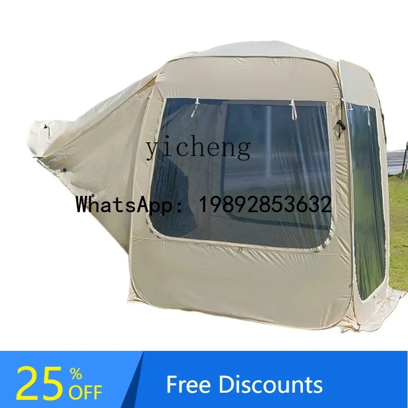 

winter warm car tail tent outdoor expansion waterproof camping trunk car