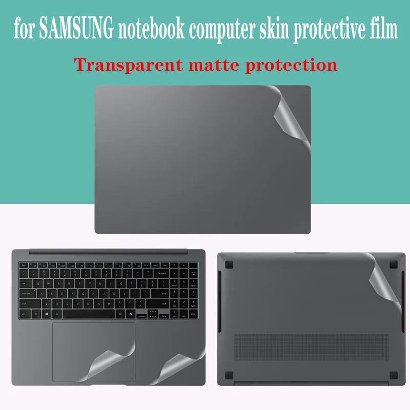 For SAMSUNG Galaxy Book4 Ultra Pro14 15 16 Laptop 960XGL transparent 750XG frosted body skin sticker protective film screen film