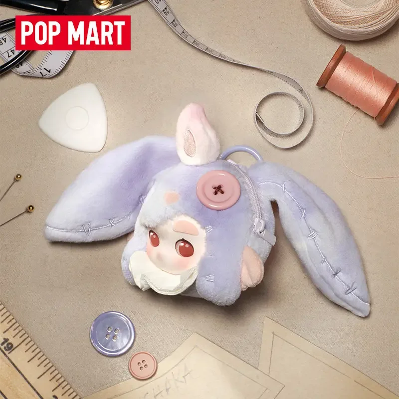 POP MART CHAKA STITCH BY STITCH Series Earphone Case Mystery Box Genuine Blind Box Guess Toys Bag Ornament Figurines Home Decor