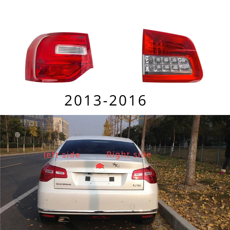 

Автомобильные аксессуары для Dongfeng Citroen C5 2013-2016, задний фонарь в сборе, стоп-сигналы, стояночные огни, 1 шт.