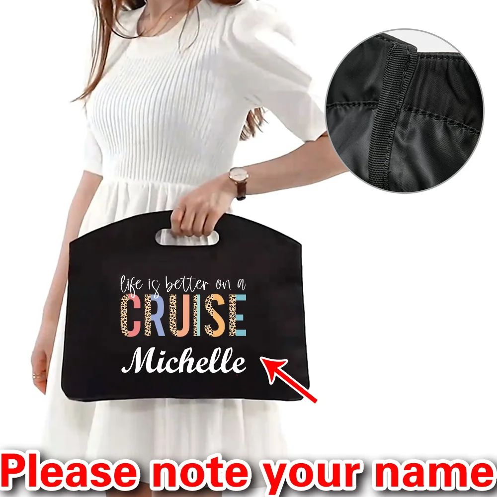 

Personalized Customized Fashion Printed Briefcase Large Unisex File Bag Briefcase