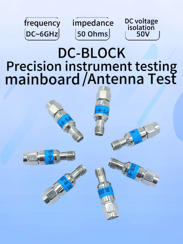 Isolador DC Tipo SMA, Isolador 50V, Brook DC Sma, 2W, 30MHz, 6G, 8G