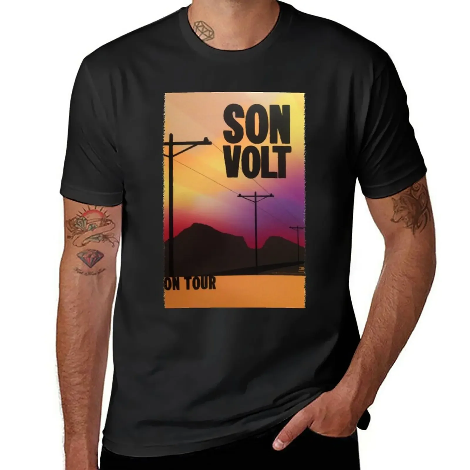 

Футболка son volt on tour 2016-2017, спортивные поклонники, новая эстетическая одежда, мужские футболки чемпиона