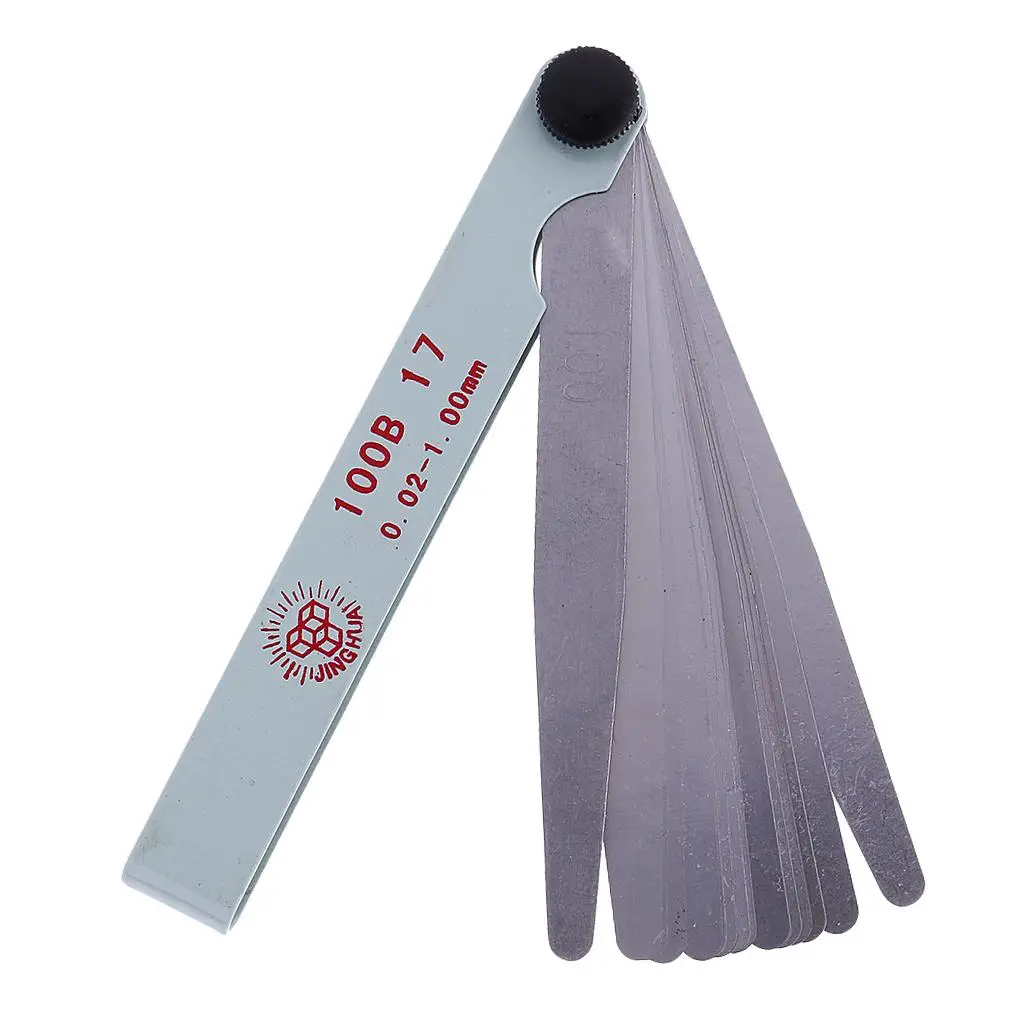

Adjustable Feeler Gauge Stainless Steel Thickness Measuring Tool for Automotive Spark Plugs