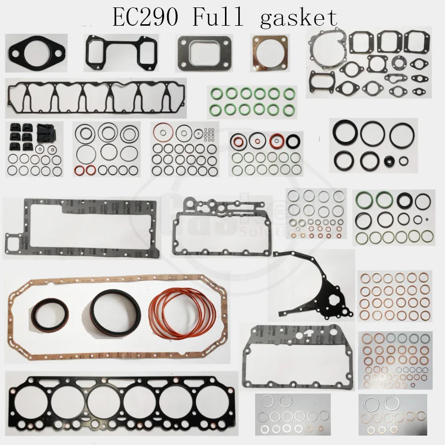 D7D D7E BF6M1013 EC290 BF6M1012 BF4M1013 Full Gasket Kit For Volvo Machinery Diesel engine Parts