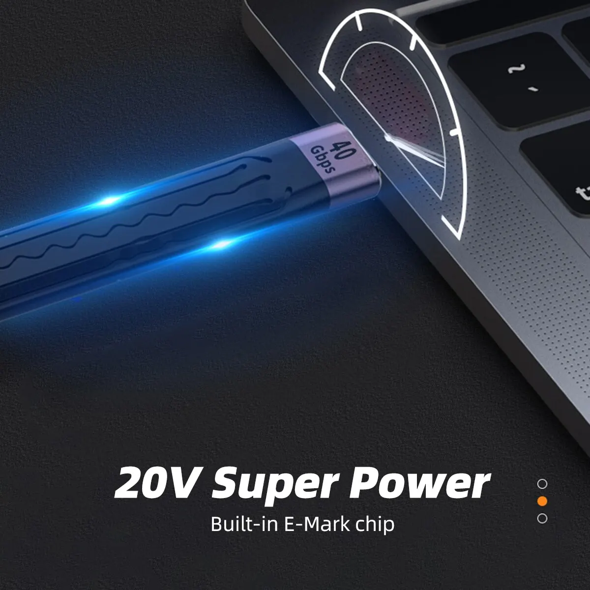 40Gbps USB C to USB Type C Cable for MacBook Pro Quick Charge 4.0/3.1 60W 100W PD Fast Charging for Samsung Xiaomi Charge Cable