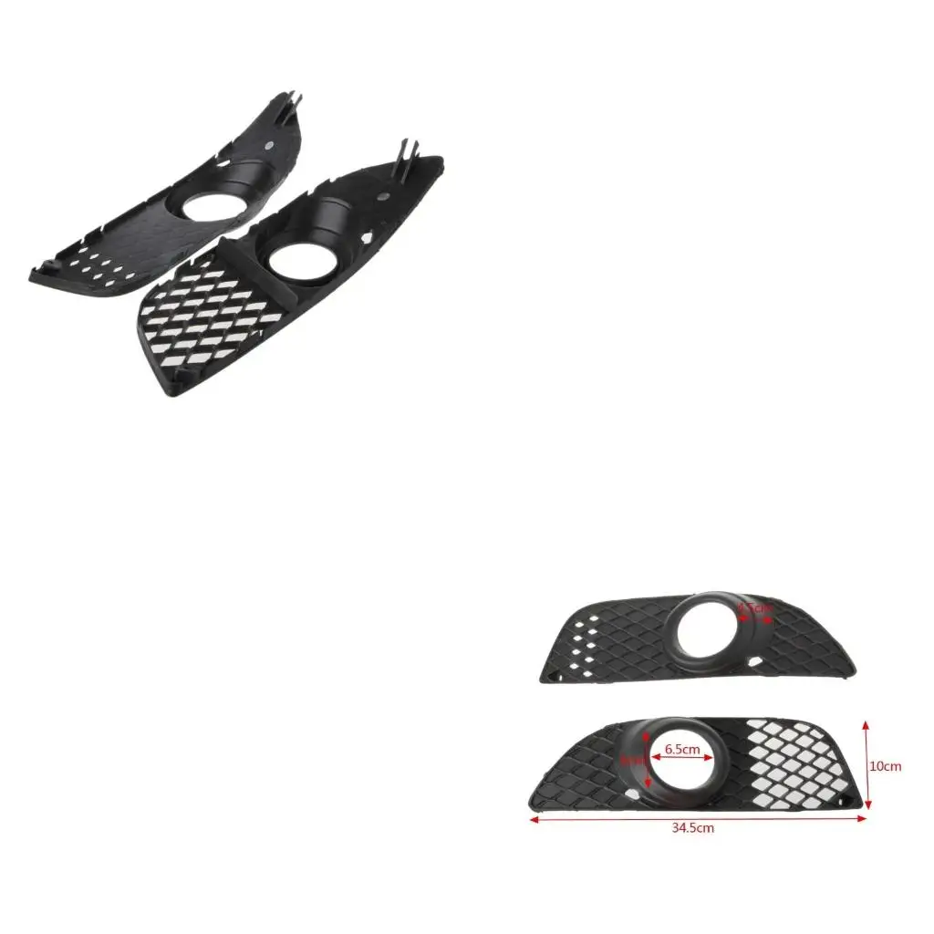 Car Front Bumper Fog Light Lamp With Harness Wiring Switch Grille for
