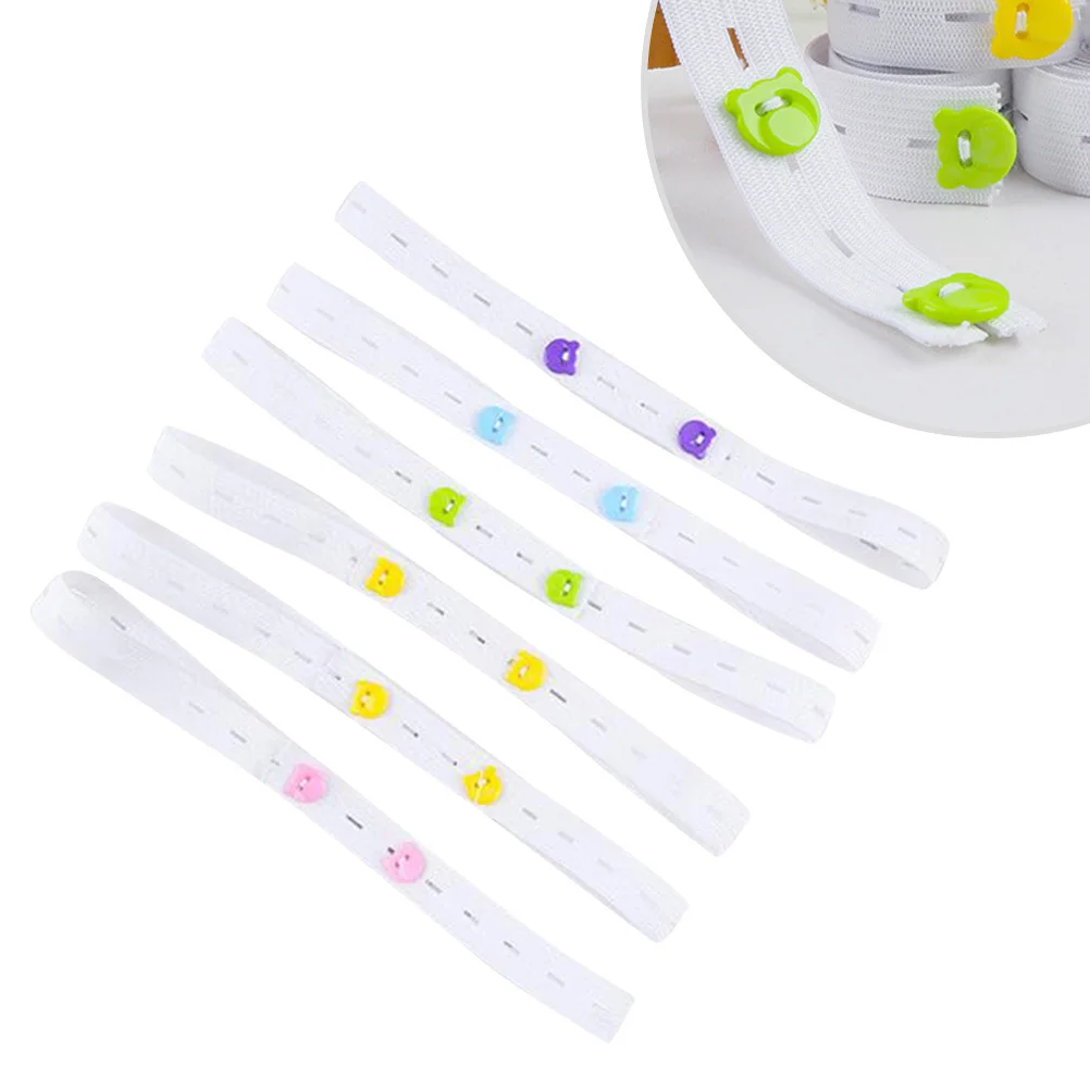 20Pcs 유아 기저귀 테이프 부드러운 탄성 조절 가능한 기저귀 버클 안전 고정 벨트 아기 기저귀 스트립 어린이를위한 패스너