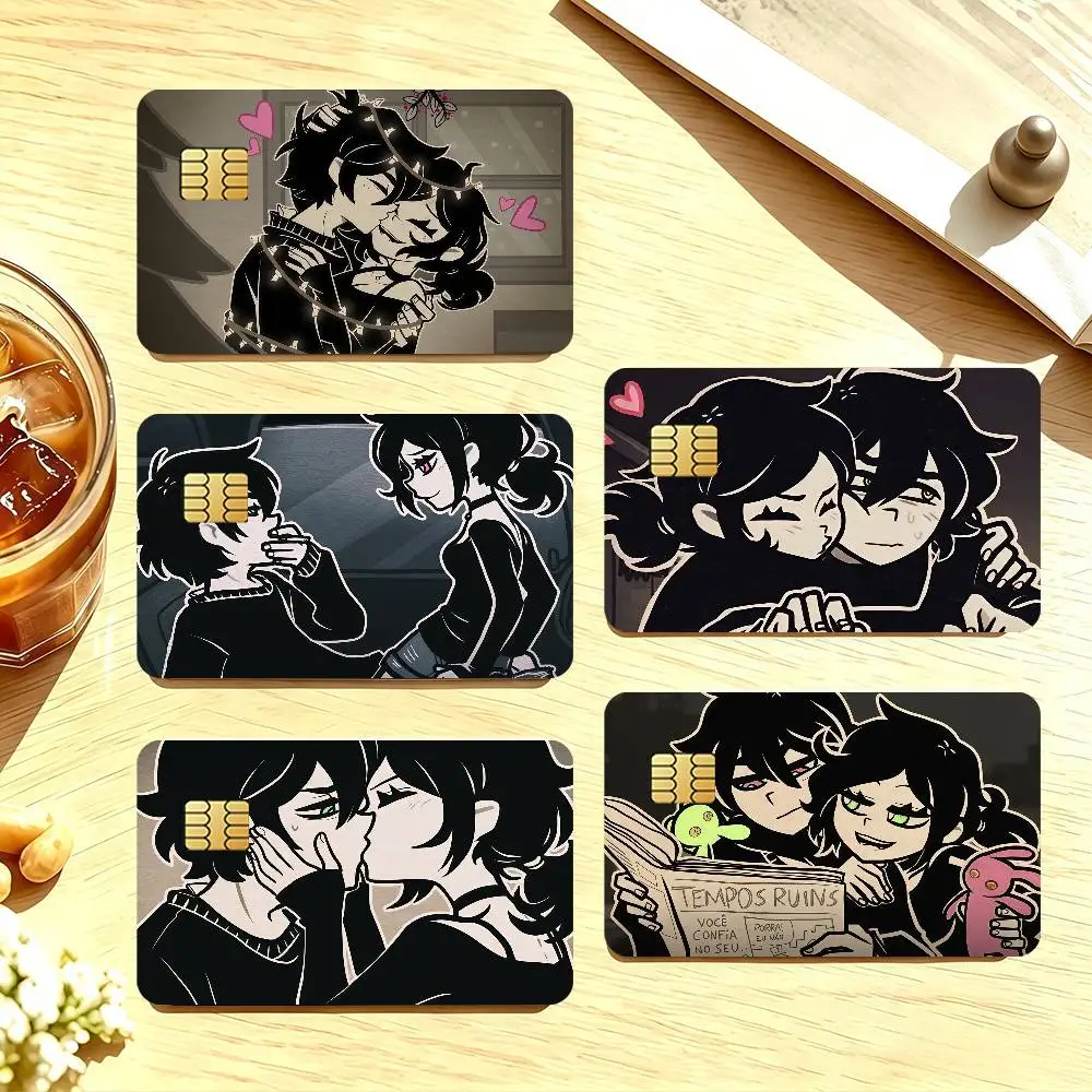 Game The Coffin Of Andy And Leyley Credit Card Public Transportation Cards Sticker Waterproof Card Face Decoration 4PCS