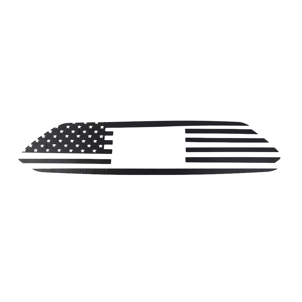 Rear License Plate Decoration Cover Trim for Ford Mustang 2015 2016 2017 2018 2020 2021 2022 2023 Car Exterior Accessories PVC