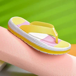 Fashion Women's Summer Flip-flops Flat House Slippers Soft Sandals Women 2021 Beach Slippers Comfort Women Flip-flops New W7