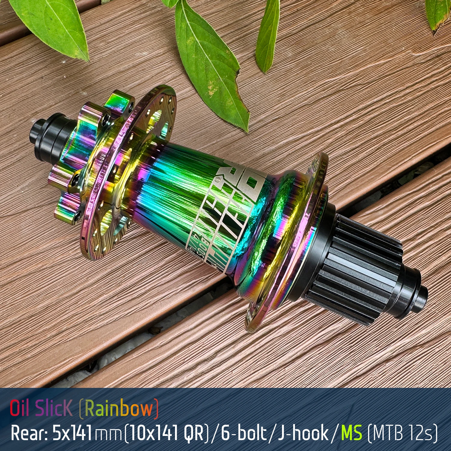 Koozer XM490pro Boost Rear 5x141 QR 12x148mm THRU CR-Mo Steel Axle