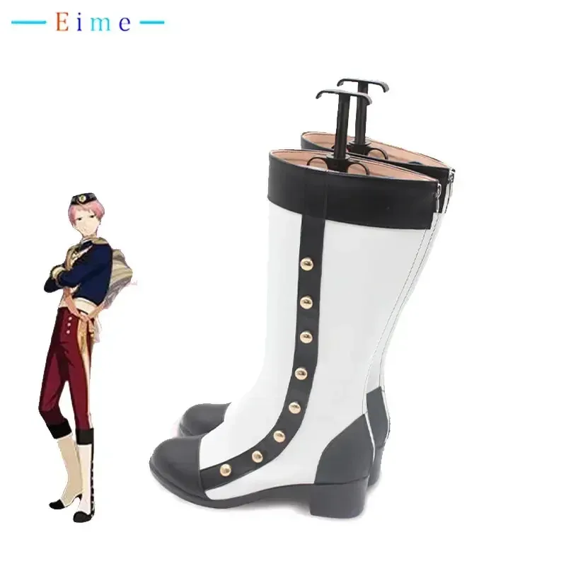 

ff34XT8Itsuki Shu Game Ensemble Stars Опора для косплея Обувь из искусственной кожи Хэллоуин Карнавальные ботинки Аксессуары на заказ M @ XT6!