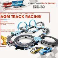 Toy Rc Set Racing Track Electric Double Remote Control Car Interactive Autorama Circuit Voiture Children Outdoor Toy Gift