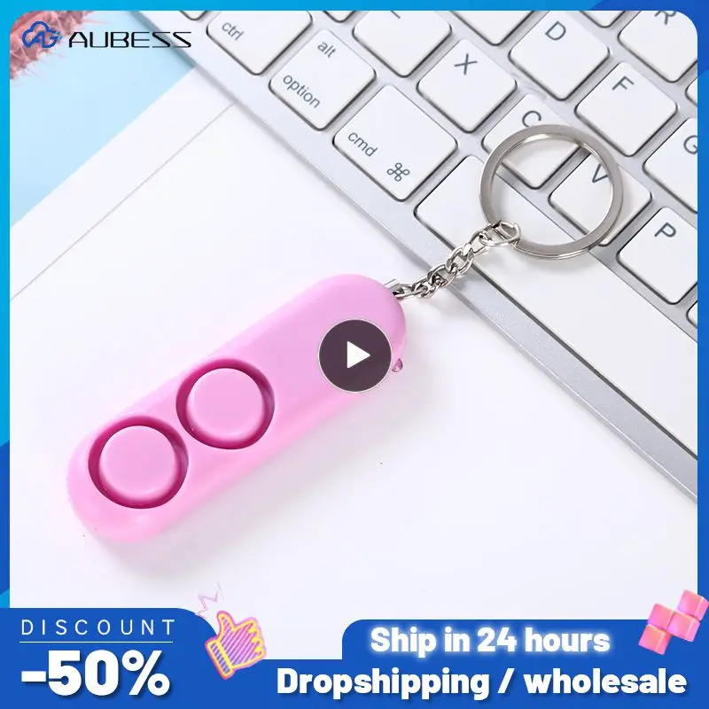 Personal Alarm Convenient Easy To Carry Anti-lost Function Loud Alert Sound Dual Horn Design Anti-wolf Durable Emergency Alarm