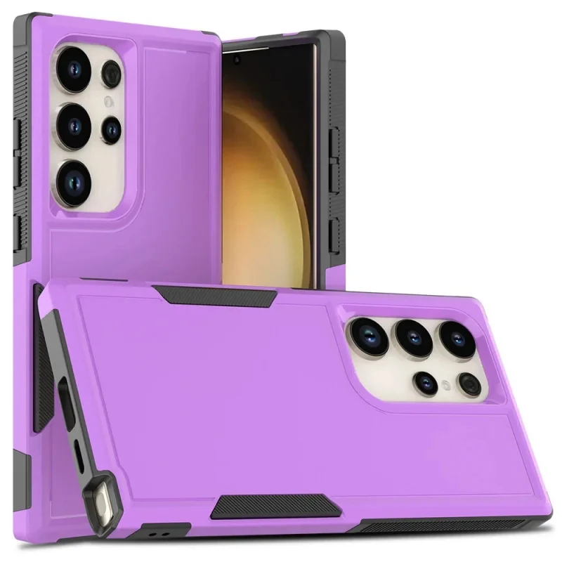Fashionable Anti Drop Candy Colored Phone Case Suitable For Samsung Galaxy S26 S25 S24 S23 Ultra Shockproof Phone Case