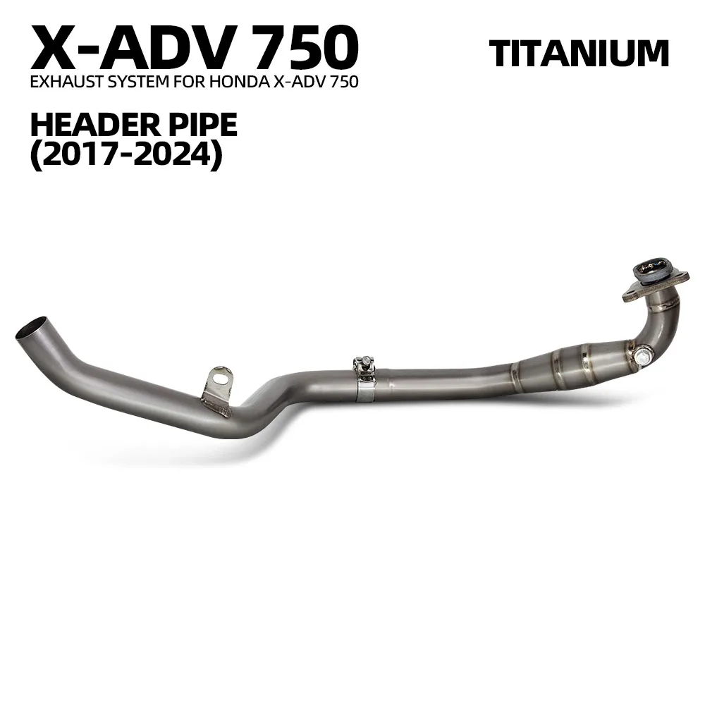 Motorcycle Exhaust Modify Header Tube For Honda Forza750 NSS750 ADV750 2017-2024 Scooter Titanium Escape Compatible OEM