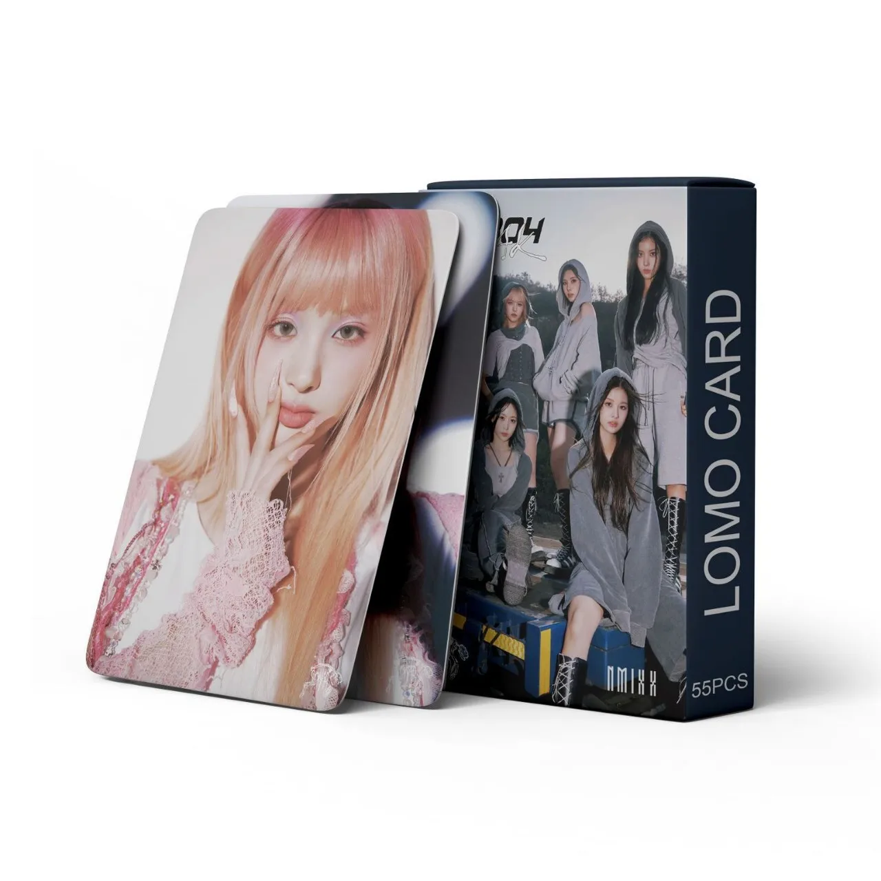 2025 جديد 55 قطعة/المجموعة/المجموعة Kpop NMIXX AD MARE ألبوم الصور بطاقات لومو NMIXX بطاقات الصور ليلي هايوون Kpop الفتيات المشجعين هدية