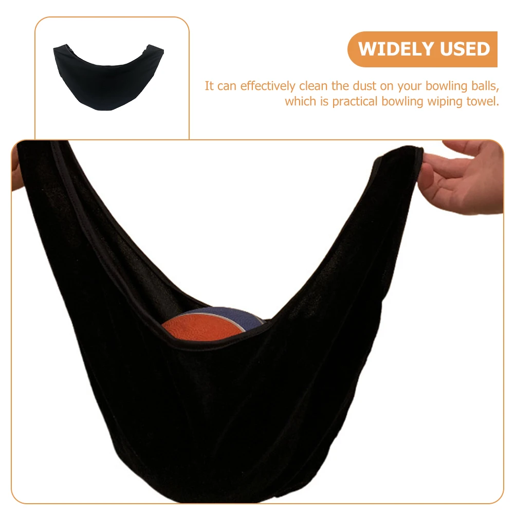 

Bowling Cleaning Cloth Microfiber Professional Polishing Cushion Portable Reusable Bowling Ball Accessory Ball Polishing Cushion