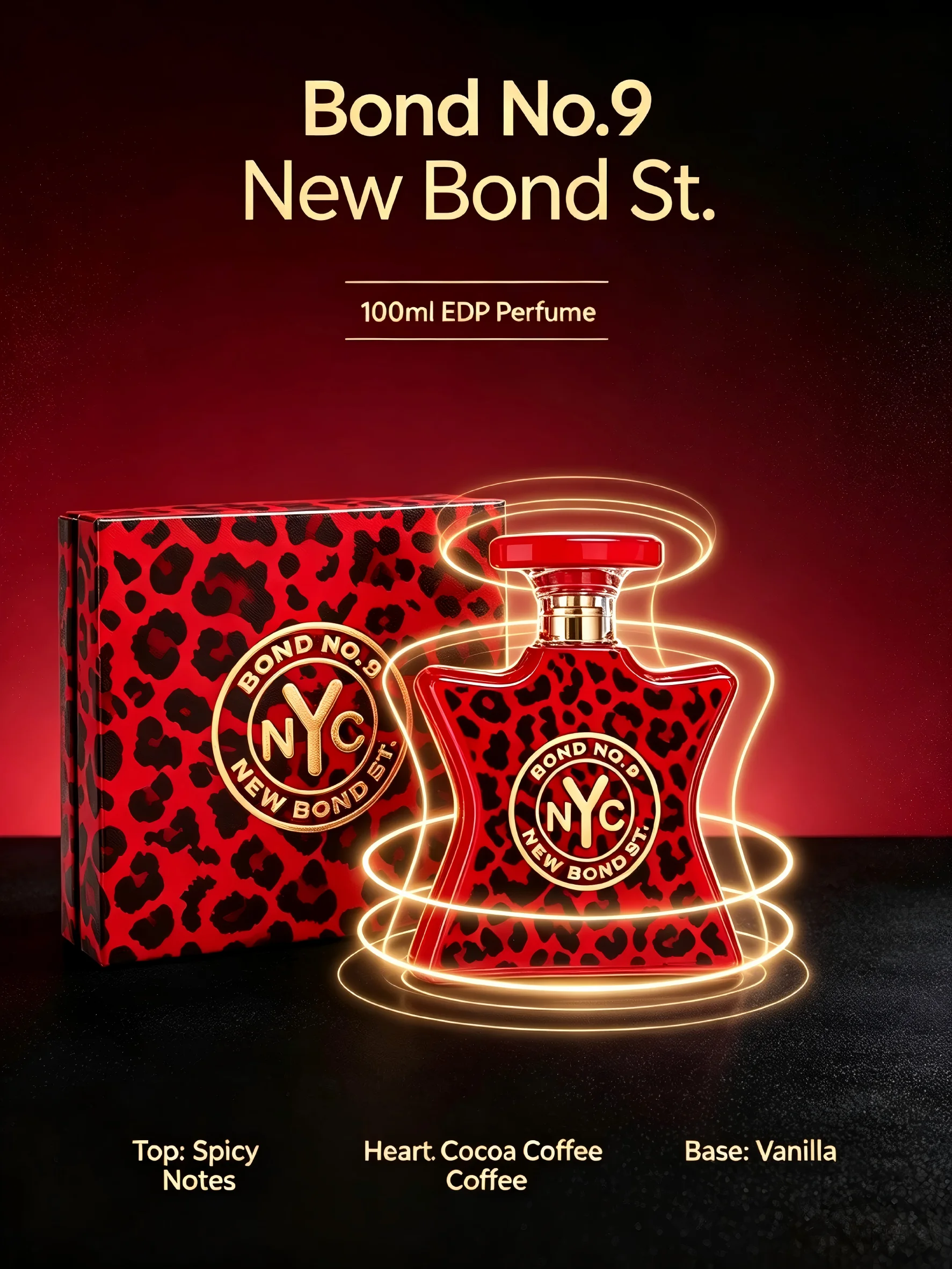 New Arrival Bond No 9 New Bond St EDP 100ml 3.3oz Bergamot Cacao Coffee Chestnut Vanilla Patchouli Sandalwood Long Lasting Perfumes Sprays Men Women Labor Day Halloween Thanksgiving Black Friday Cyber Monday Christmas Gift Ideas Best Seller Fast US view 5